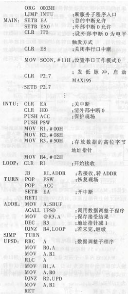 新型模数转换器MAX195及其在单片机系统中的应用